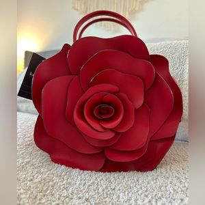 Kate Spade X Disney Beauty Beast ~ Floral 3D Enchanted Rose Bag / Handbag ~ NWT